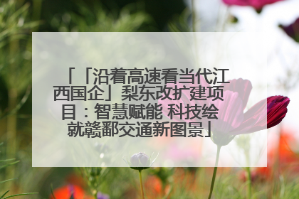 「沿着高速看当代江西国企」梨东改扩建项目：智慧赋能 科技绘就赣鄱交通新图景