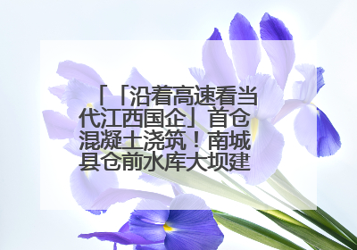「沿着高速看当代江西国企」首仓混凝土浇筑！南城县仓前水库大坝建设开启新征程