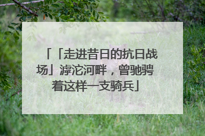 「走进昔日的抗日战场」滹沱河畔，曾驰骋着这样一支骑兵
