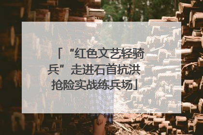 “红色文艺轻骑兵”走进石首抗洪抢险实战练兵场