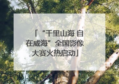 “千里山海 自在威海”全国影像大赛火热启动