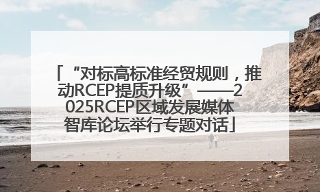 “对标高标准经贸规则，推动RCEP提质升级”——2025RCEP区域发展媒体智库论坛举行专题对话