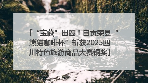 “宝藏”出圈！自贡荣县“熊猫咖啡杯”斩获2025四川特色旅游商品大赛铜奖