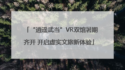 “逍遥武当”VR双馆暑期齐开 开启虚实文旅新体验