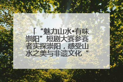 “魅力山水•有味崇阳”短剧大赛参赛者实探崇阳，感受山水之美与非遗文化“提琴戏”魅力