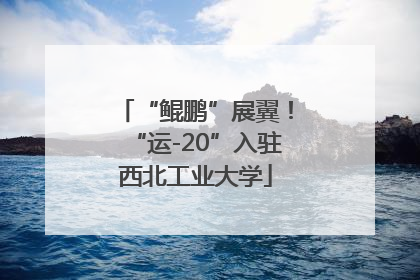 “鲲鹏”展翼！“运-20”入驻西北工业大学