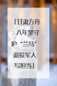 甘肃方舟：八年坚守护“兰马” 退役军人写担当
