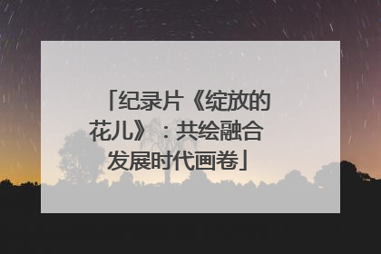纪录片《绽放的花儿》：共绘融合发展时代画卷