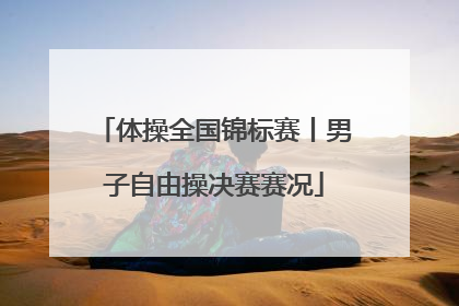 体操全国锦标赛丨男子自由操决赛赛况