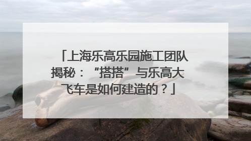 上海乐高乐园施工团队揭秘：“搭搭”与乐高大飞车是如何建造的？