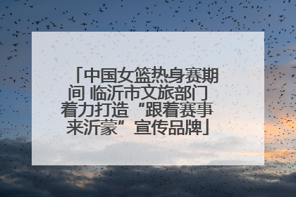 中国女篮热身赛期间 临沂市文旅部门着力打造“跟着赛事来沂蒙”宣传品牌