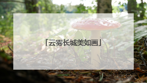 云雾长城美如画