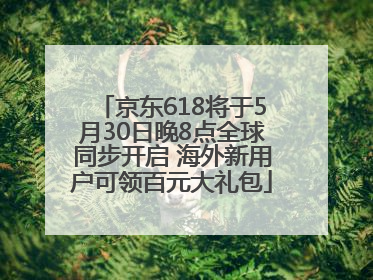 京东618将于5月30日晚8点全球同步开启 海外新用户可领百元大礼包