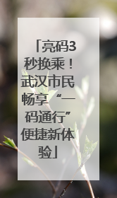 亮码3秒换乘！武汉市民畅享“一码通行”便捷新体验