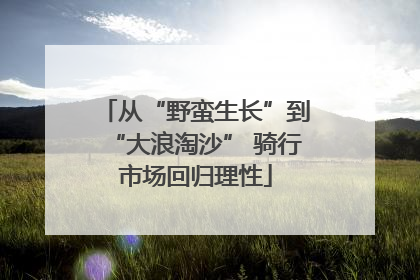 从“野蛮生长”到“大浪淘沙” 骑行市场回归理性