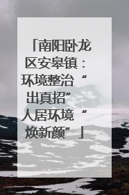 南阳卧龙区安皋镇：环境整治“出真招” 人居环境“焕新颜”