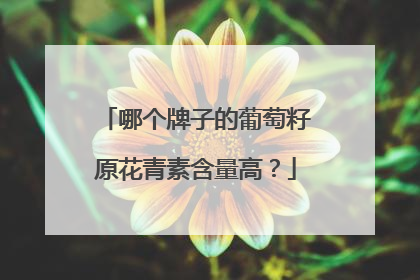 哪个牌子的葡萄籽原花青素含量高？