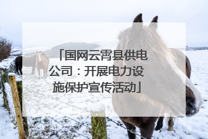 国网云霄县供电公司：开展电力设施保护宣传活动