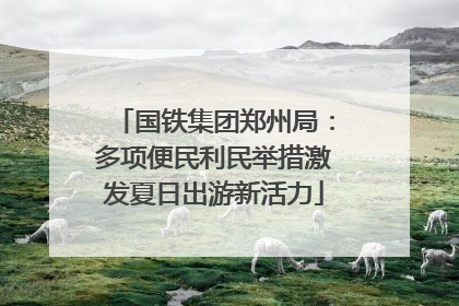 国铁集团郑州局：多项便民利民举措激发夏日出游新活力