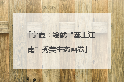 宁夏：绘就“塞上江南”秀美生态画卷