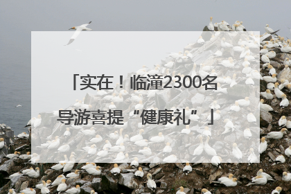 实在！临潼2300名导游喜提“健康礼”