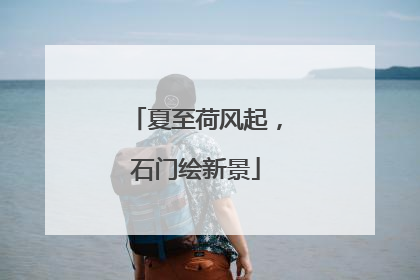夏至荷风起，石门绘新景