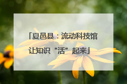 夏邑县：流动科技馆让知识“活”起来
