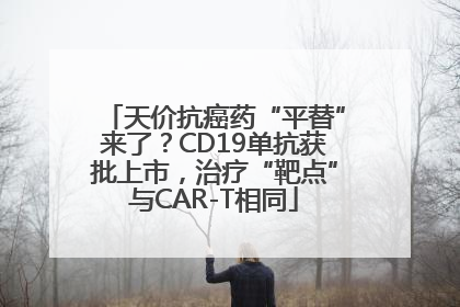 天价抗癌药“平替”来了？CD19单抗获批上市，治疗“靶点”与CAR-T相同