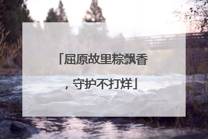 屈原故里粽飘香，守护不打烊