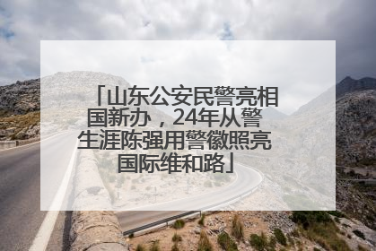 山东公安民警亮相国新办，24年从警生涯陈强用警徽照亮国际维和路