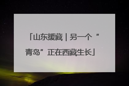 山东援藏｜另一个“青岛”正在西藏生长