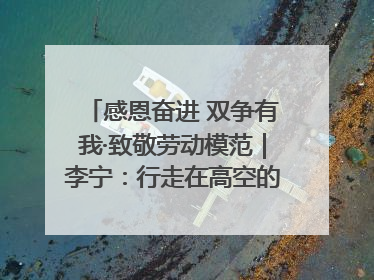 感恩奋进 双争有我·致敬劳动模范｜李宁：行走在高空的“电网卫士”