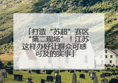 打造“苏超”赛区“第二现场”！江苏这样办好让群众可感可及的实事
