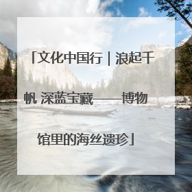 文化中国行｜浪起千帆 深蓝宝藏——博物馆里的海丝遗珍