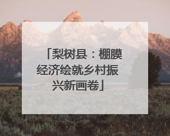 梨树县：棚膜经济绘就乡村振兴新画卷