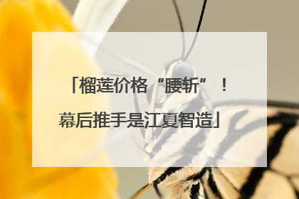 榴莲价格“腰斩”！幕后推手是江夏智造