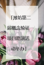 潍坊第二届概念验证项目路演活动举办