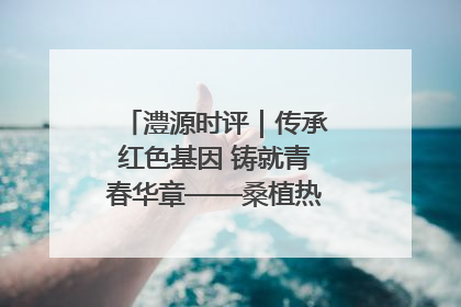 澧源时评｜传承红色基因 铸就青春华章——桑植热土上的青春长征