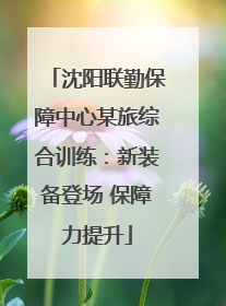 沈阳联勤保障中心某旅综合训练：新装备登场 保障力提升