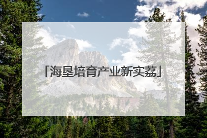 海垦培育产业新实荔