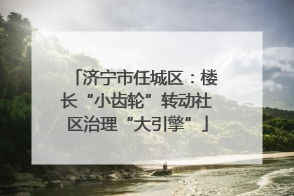 济宁市任城区：楼长“小齿轮”转动社区治理“大引擎”