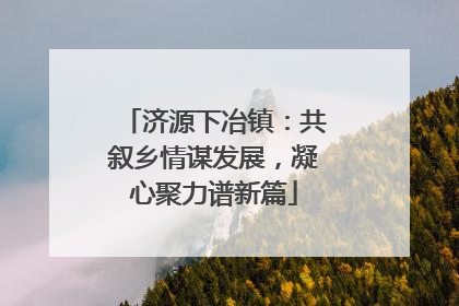 济源下冶镇：共叙乡情谋发展，凝心聚力谱新篇