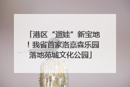 港区“遛娃”新宝地！我省首家洛嘉森乐园落地苑城文化公园
