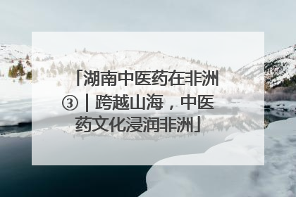 湖南中医药在非洲③｜跨越山海，中医药文化浸润非洲
