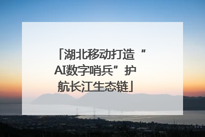 湖北移动打造“AI数字哨兵”护航长江生态链