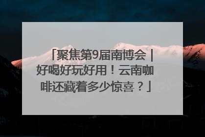 聚焦第9届南博会｜好喝好玩好用！云南咖啡还藏着多少惊喜？