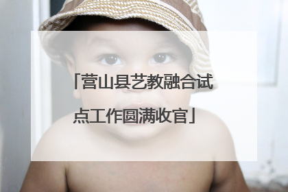 营山县艺教融合试点工作圆满收官