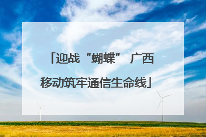 迎战“蝴蝶” 广西移动筑牢通信生命线