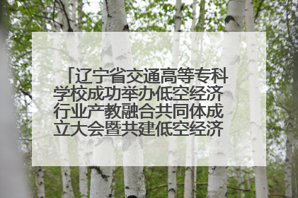 辽宁省交通高等专科学校成功举办低空经济行业产教融合共同体成立大会暨共建低空经济产教融合新生态论坛