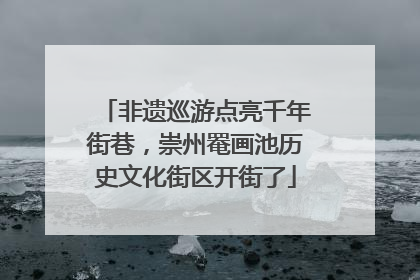 非遗巡游点亮千年街巷，崇州罨画池历史文化街区开街了